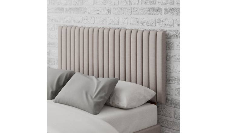 Aspire Grant Linen Superking Headboard - Off White