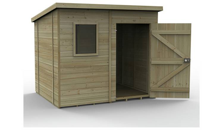 Forest Timberdale 1 Window Pent Shed - 8 x 6ft