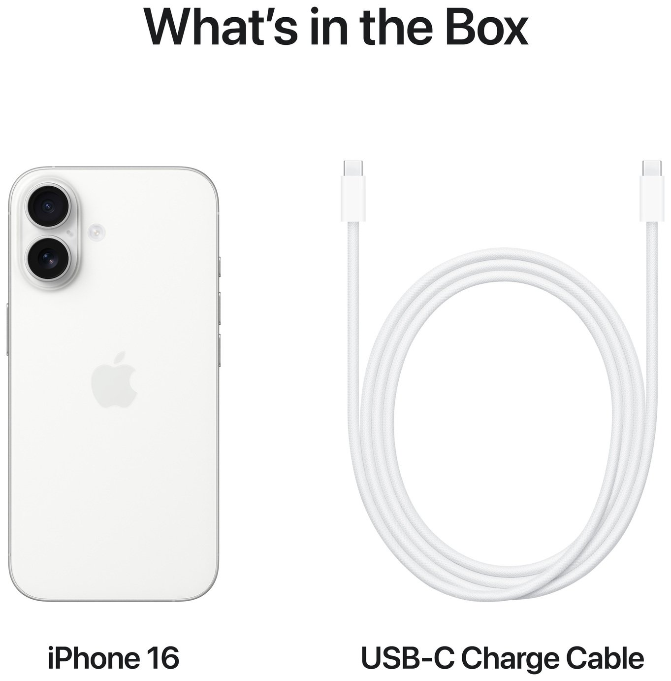 Buy SIM Free iPhone 16 5G 128GB AI Mobile Phone - White | SIM free