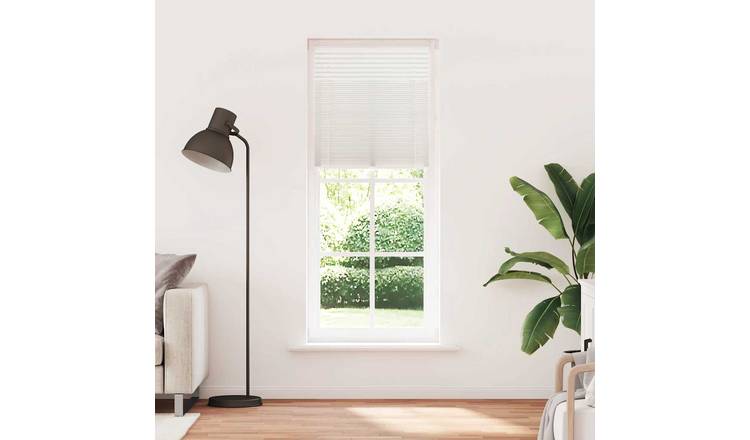 Walplus Polyester Pleated Blind - White - 90 x 200 cm