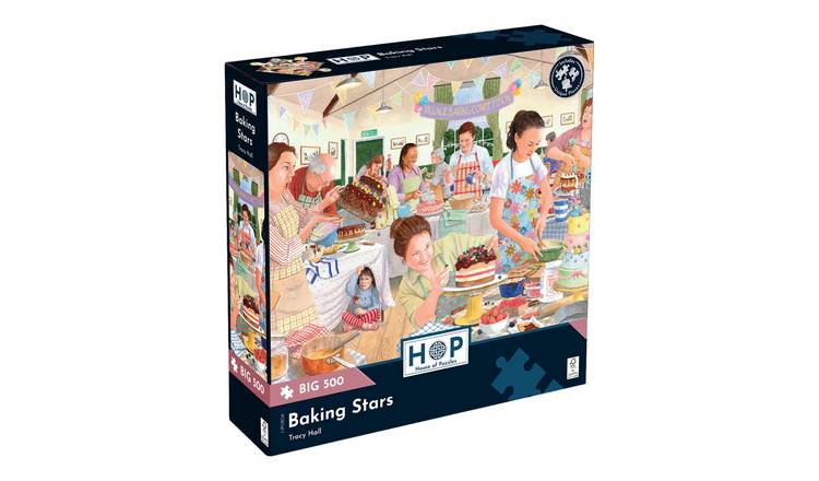 The House of Puzzles Baking Stars BIG 500 Piece Jigsaw Puzzle