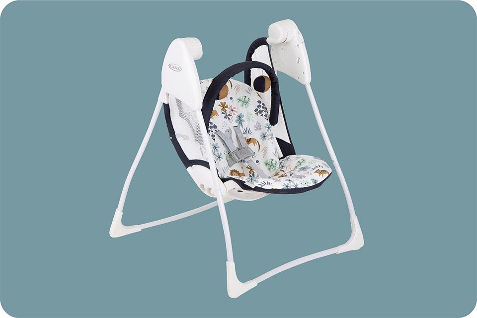 A Graco Baby Delight swing.