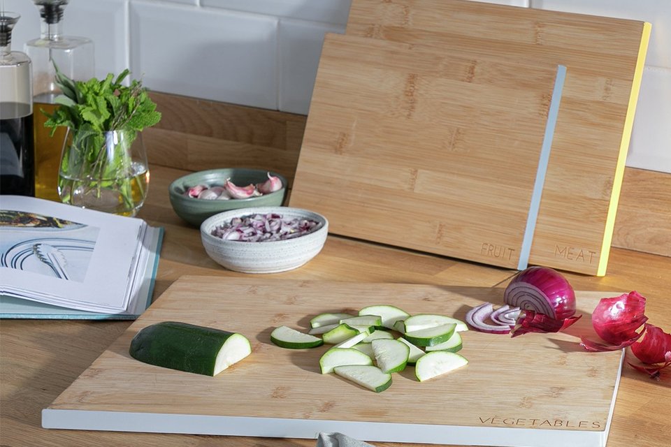 Habitat Bamboo Chopping Boards - Pack of 3.
