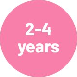 2 - 4 years.