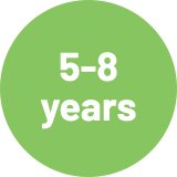 5 - 8 years.