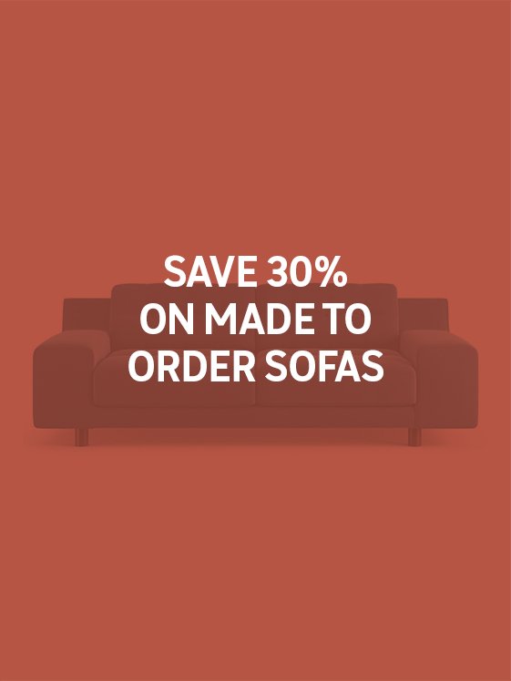 Save 30% on made to order sofas use code SOFA30. Shop now.