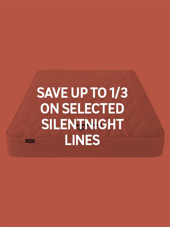  Save up to 1/3 on selected Silentnight beds and mattresses. Shop now.