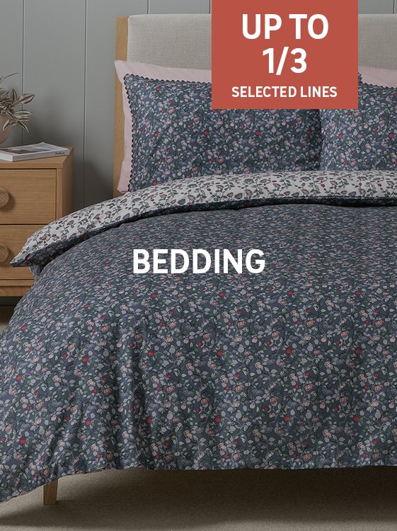 Bedding. Save up to 1/3 on selected bedding. Shop now.