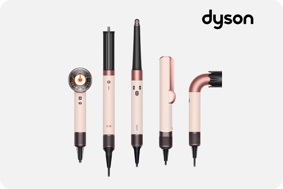 Award-winning beauty. Discover the Dyson beauty range in ceramic pink.
