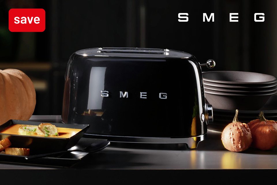 Save 10% on selected Smeg appliances use code SMEG10 at checkout.