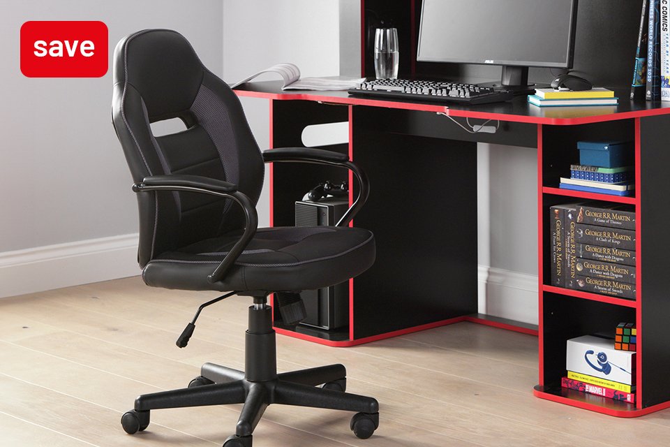 Save up to 1/3 on selected office and gaming furniture. More lines added.