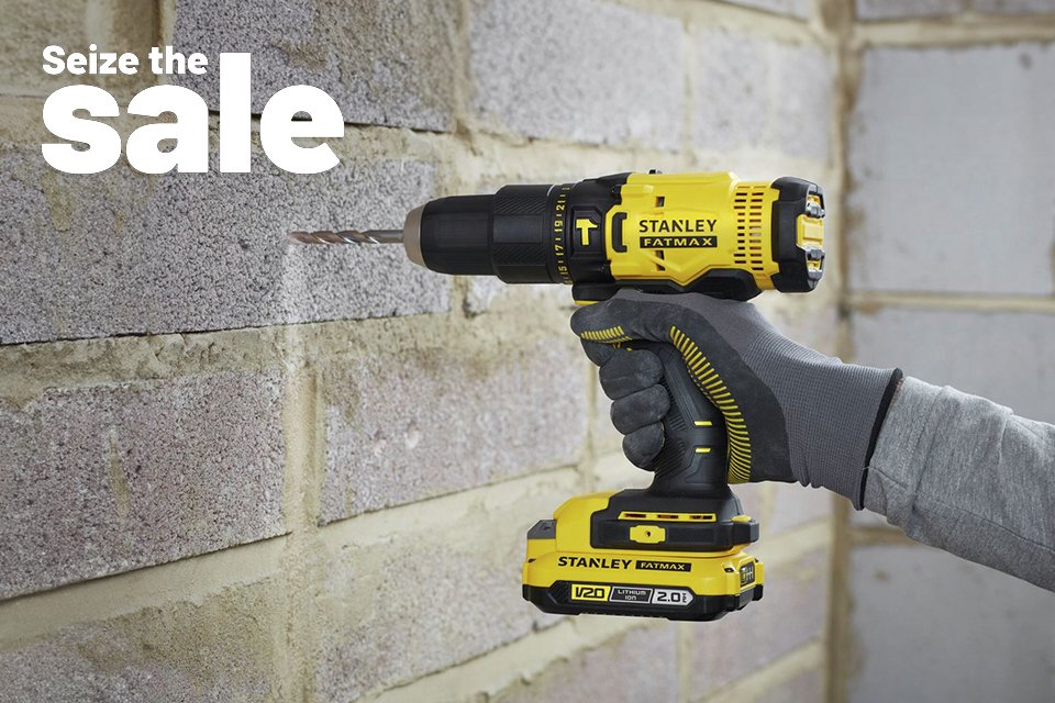 Seize the sale. Save up to 1/3 on selected DIY tools & security to get the job done.