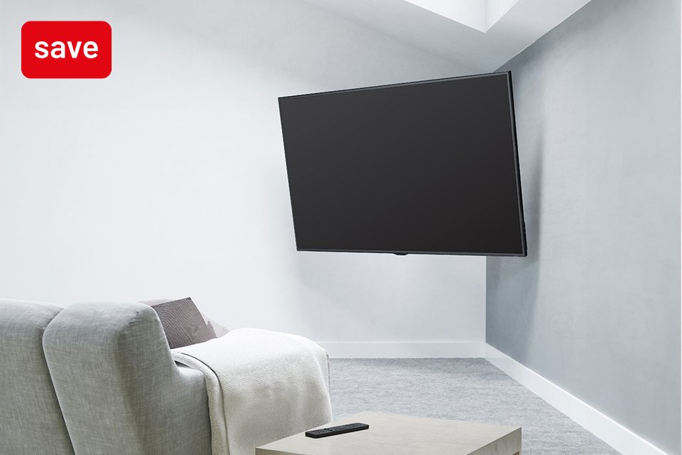 Save 30% on selected TV brackets with code BRACKET.