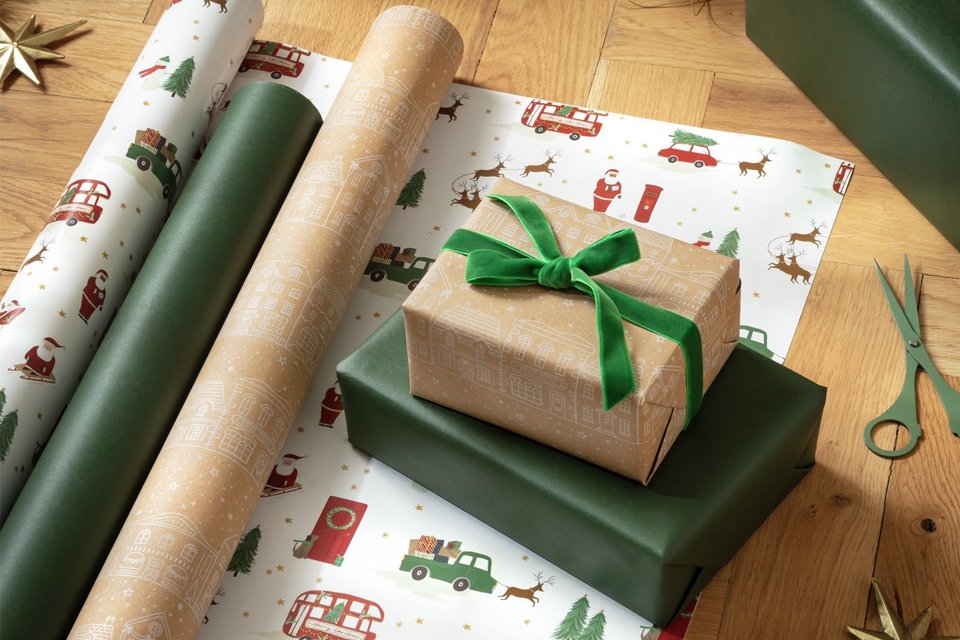 Wrap up the joy. Don't forget your wrapping paper.
