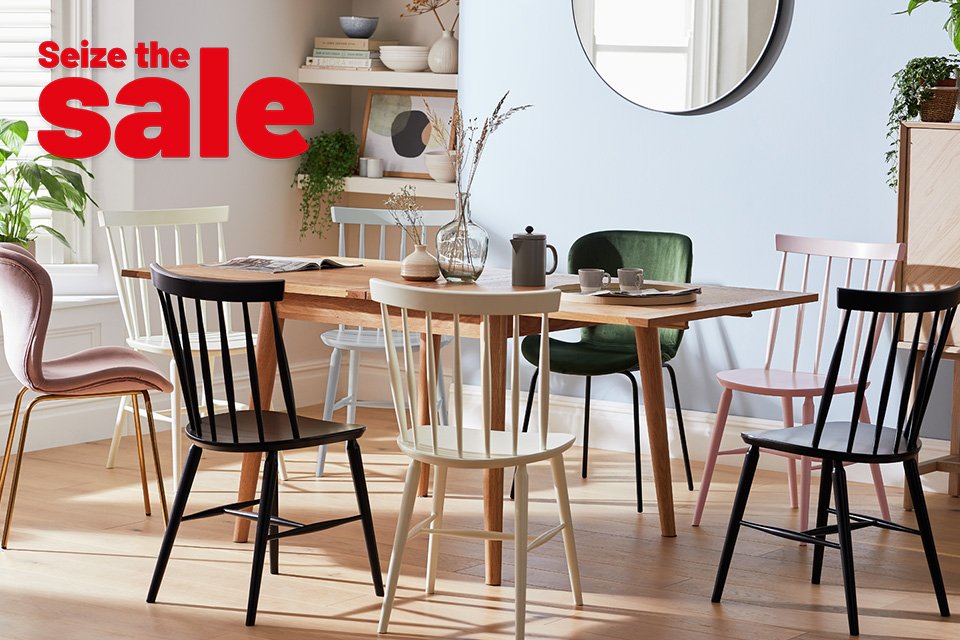 Save up to 1/3 on selected dining furniture. Includes bar stools, dining table, chairs and more.