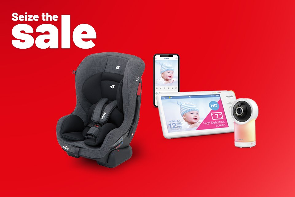 Seize the Sale. Save up to 1/3 on selected nursery.