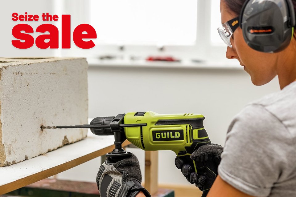 Save up to 1/3 on selected DIY tools & security to get the job done.