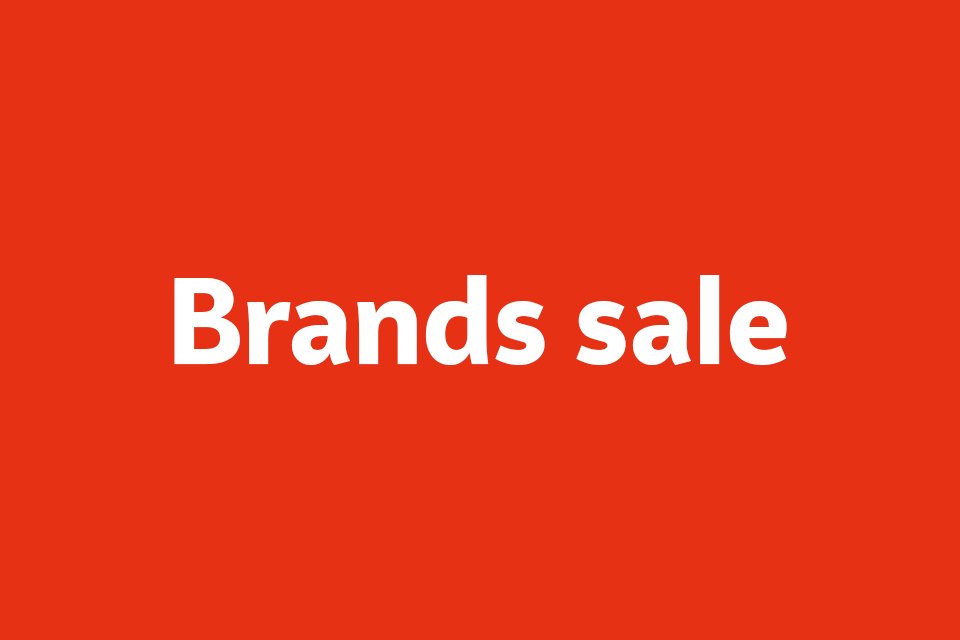 Brands sale. Shop now.