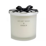 Habitat Large Candle with Lid - Velvet Rose & Amber.