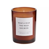 Argos Home What a Year This Week Has Been Medium Candle.
