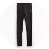 Leggings and shorts.