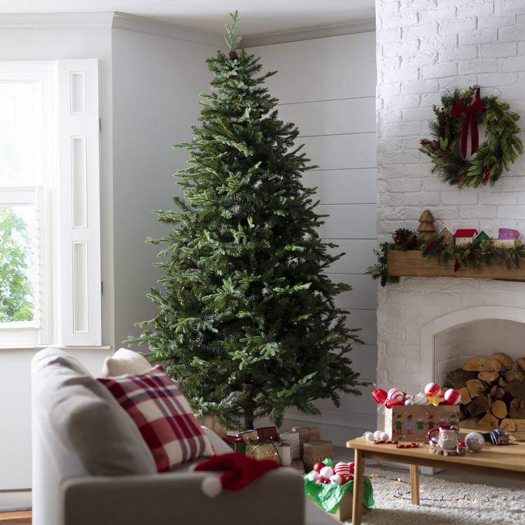 Habitat 8ft Natural Look Upswept Mixed Tip Christmas Tree 0