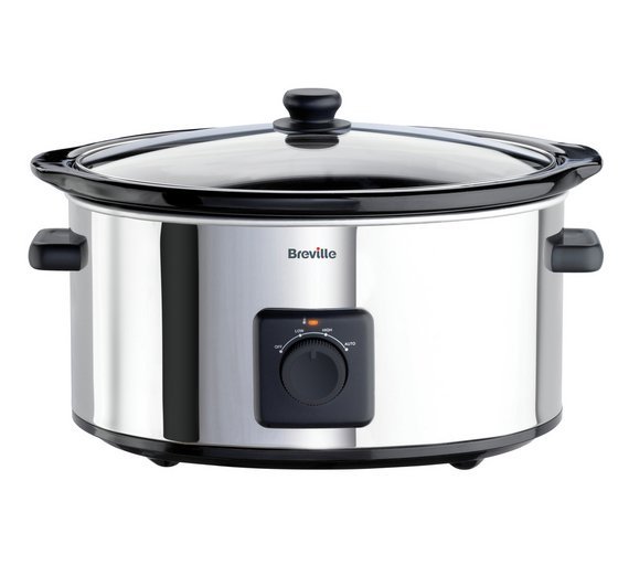 Breville 5.5L Slow Cooker - Stainless Steel