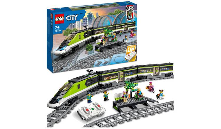 Buy LEGO City Express Passenger Train Toy RC Lights Set 60337 LEGO Argos