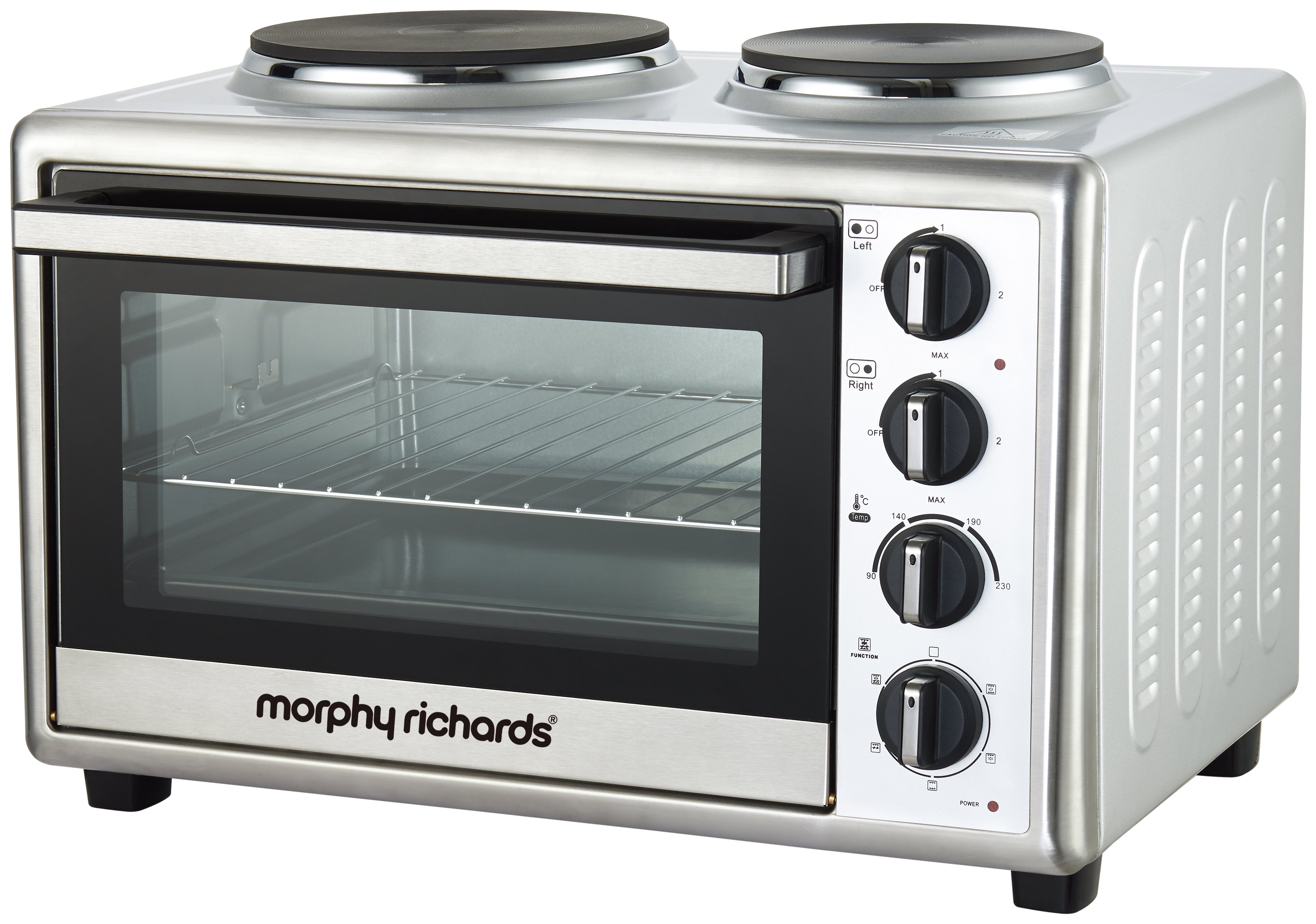 Morphy Richards Convection Mini Oven with Hob - Silver
