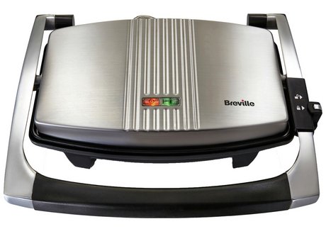 Breville VST025 Sandwich & Panini Press - Stainless Steel