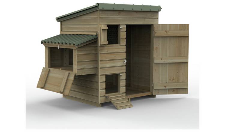 Forest Garden Wooden Hen House - Large