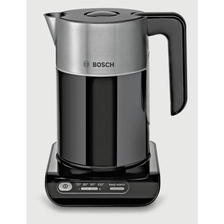 Bosch TWK8633GB Styline Variable Temperature Kettle - Black 0