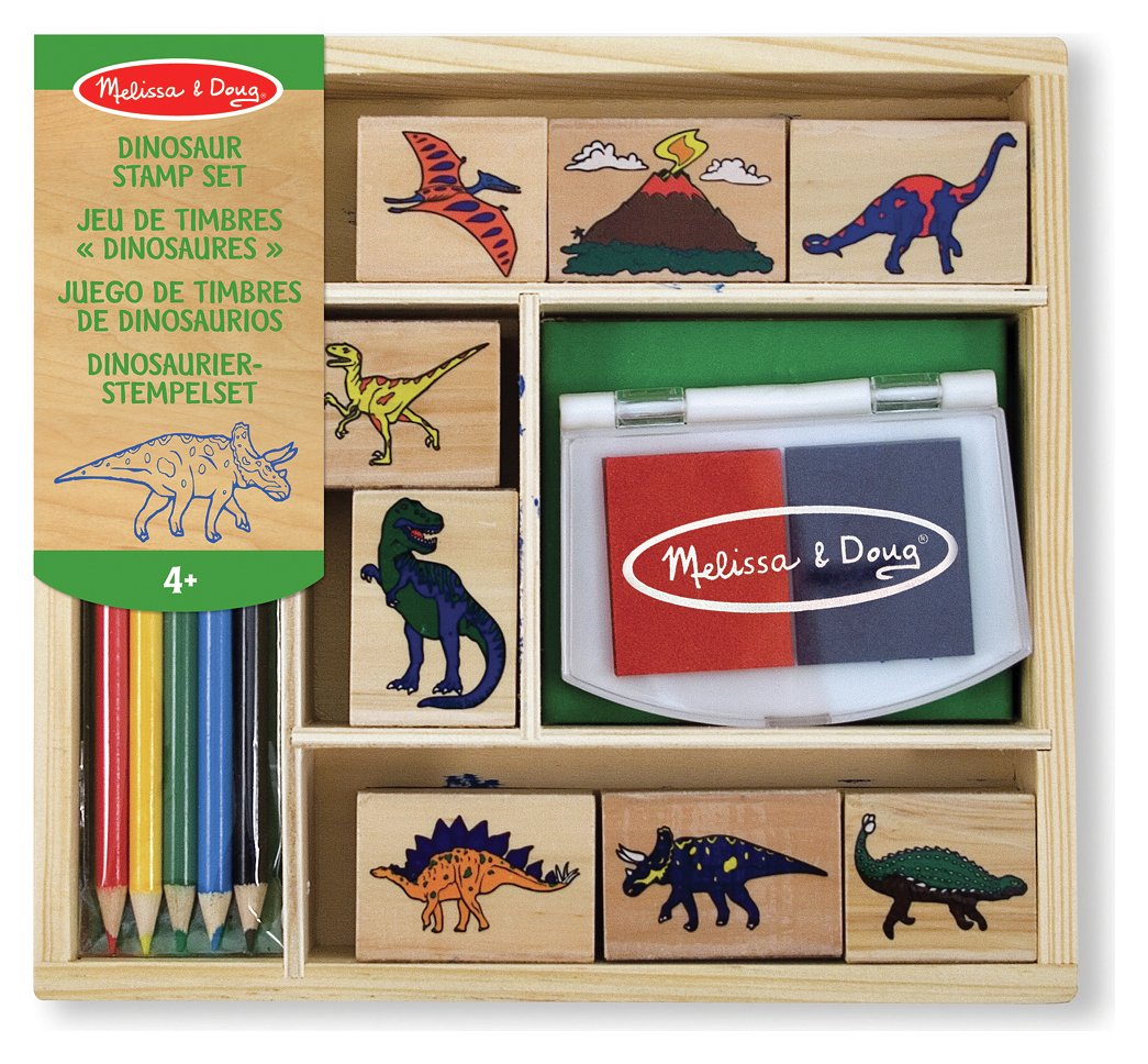 melissa and doug dinosaur stamp set