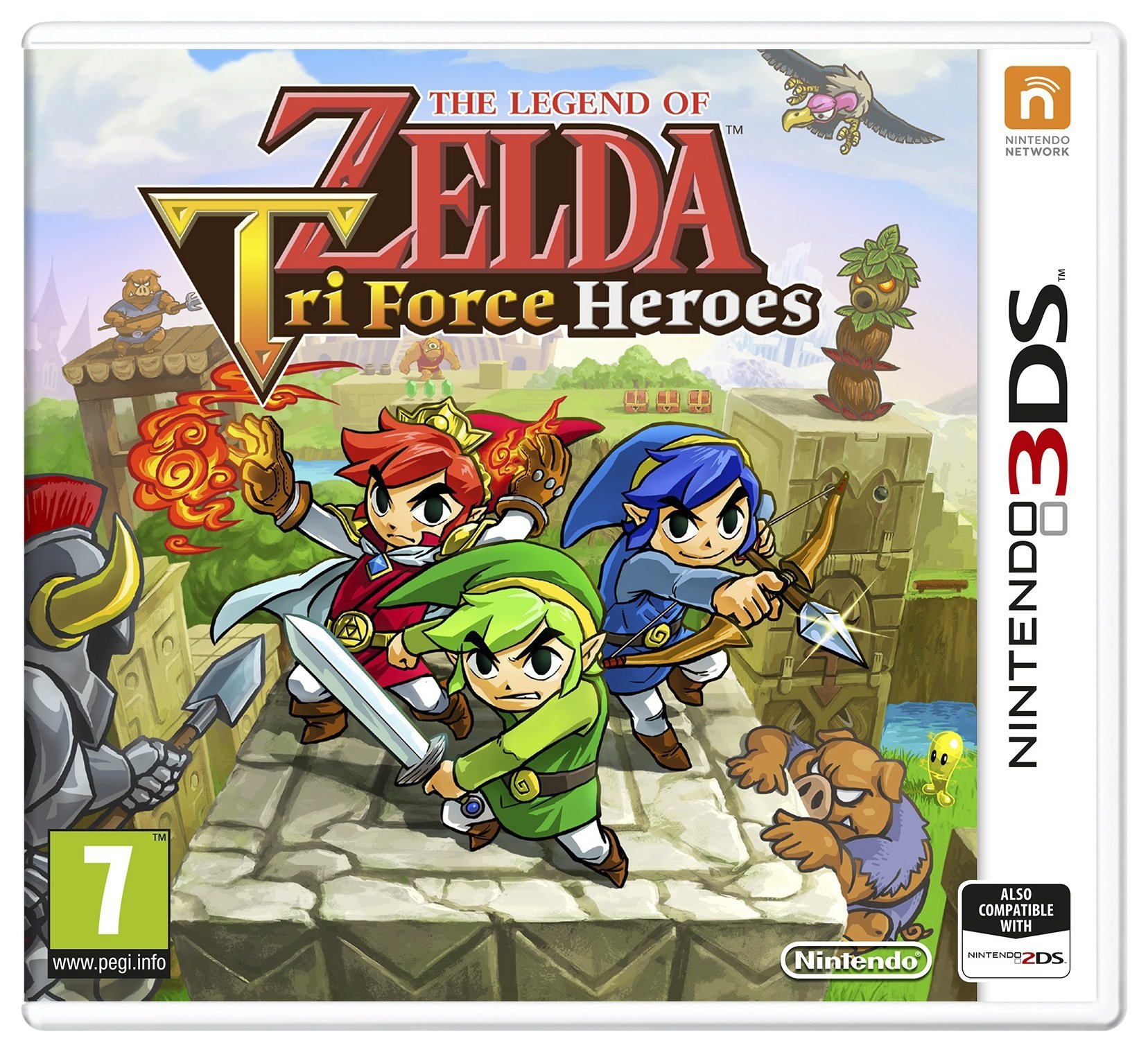 The Legend of Zelda Tri Force Heroes 3DS Game