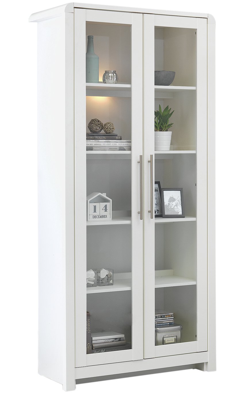 White display on sale cabinet argos