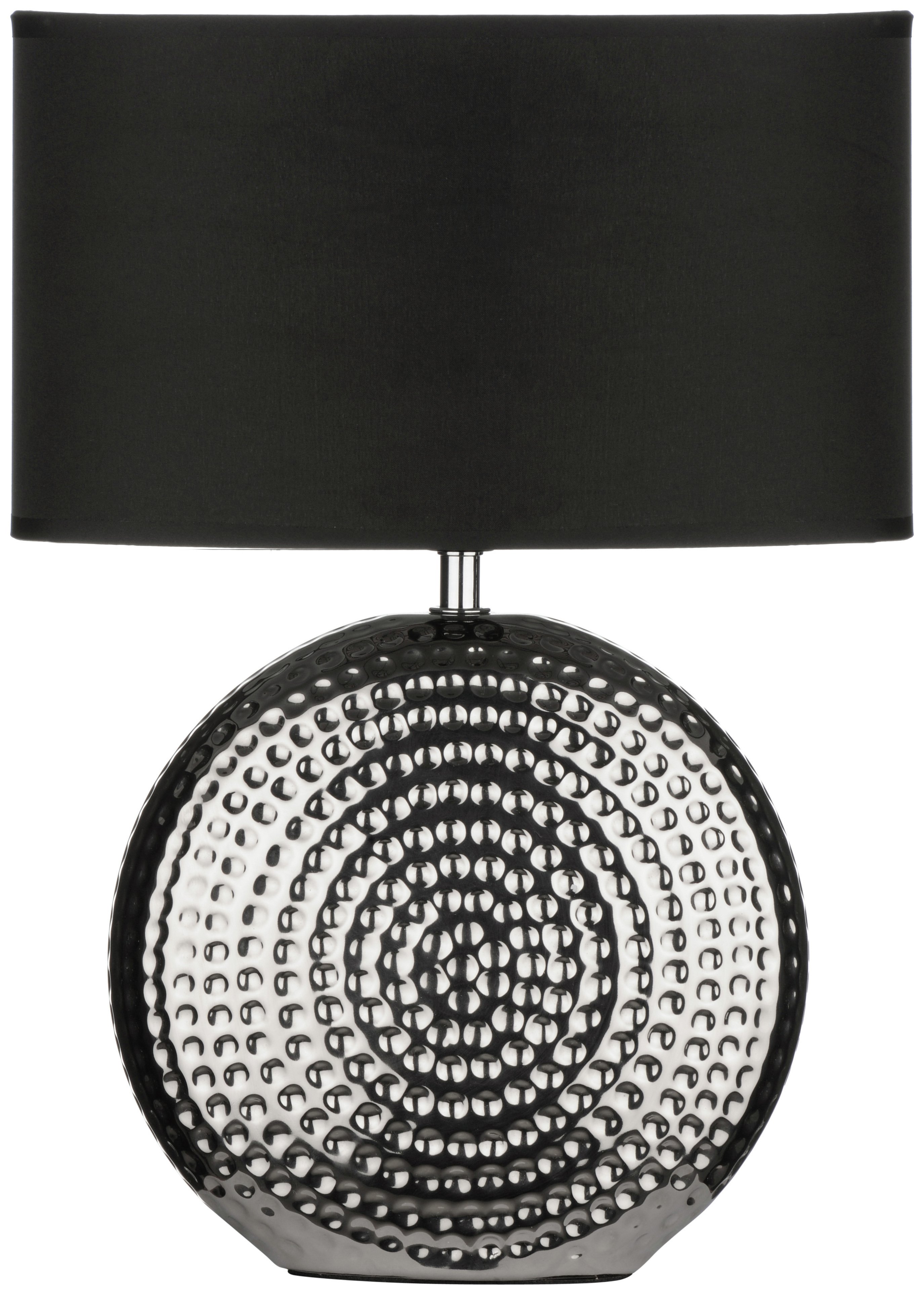 Argos Hammered Finish Small Ceramic Table Lamp.