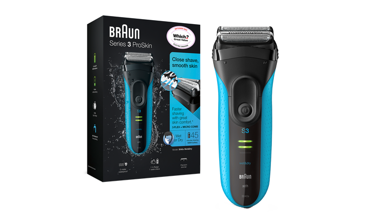 Braun 340S-4 Wet and Dry Shaver