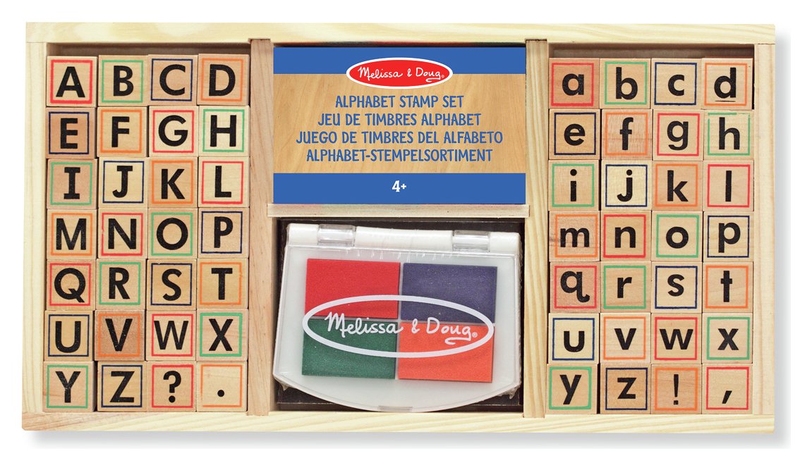 Melissa & doug Alphabet Stamp Set