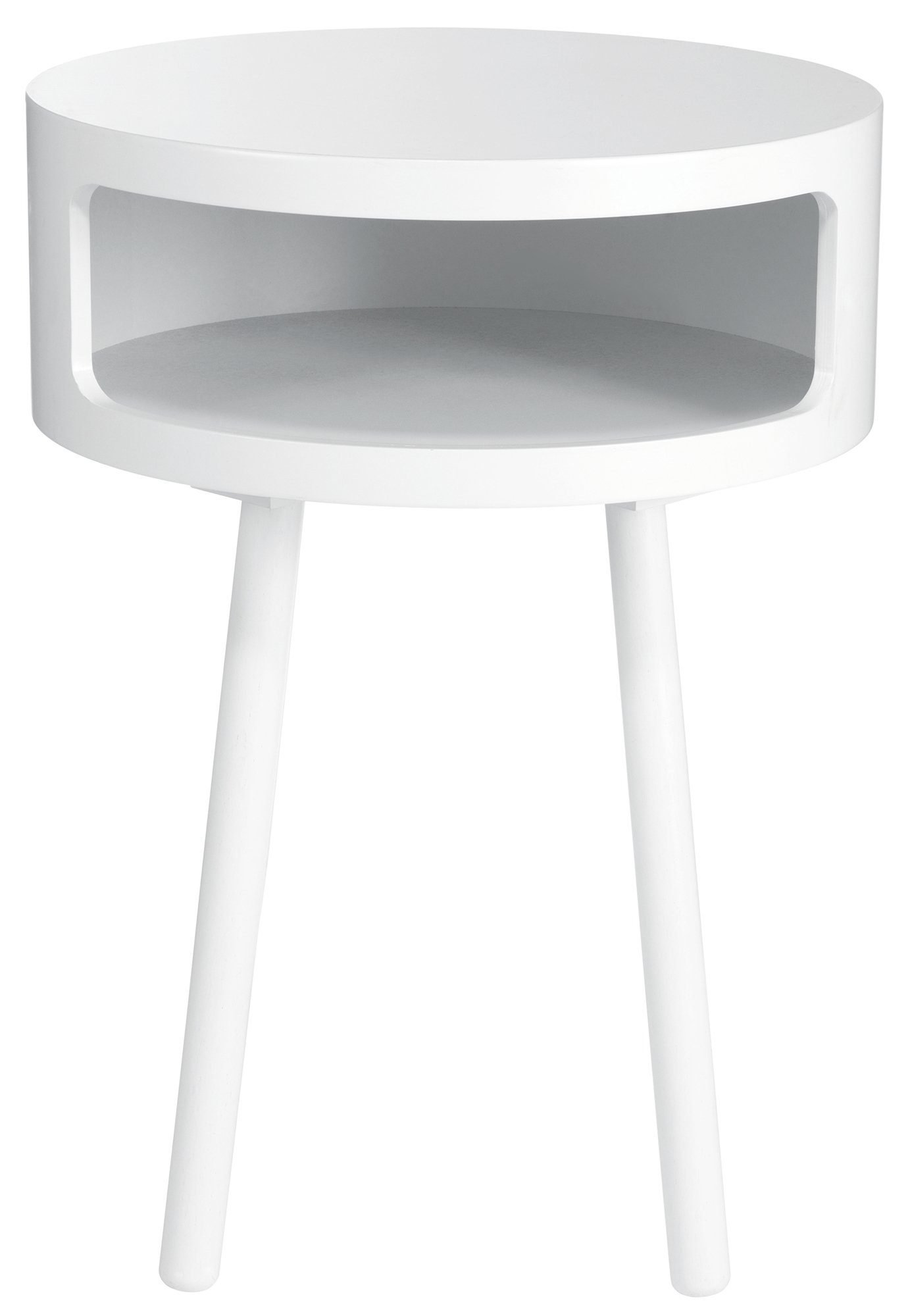 Habitat Bumble Side Table - White