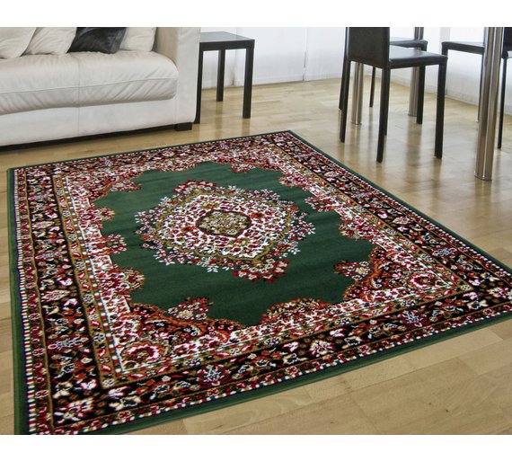 Buy Maestro Traditional Rug - 60x110cm - Green at Argos.co.uk - Your ...