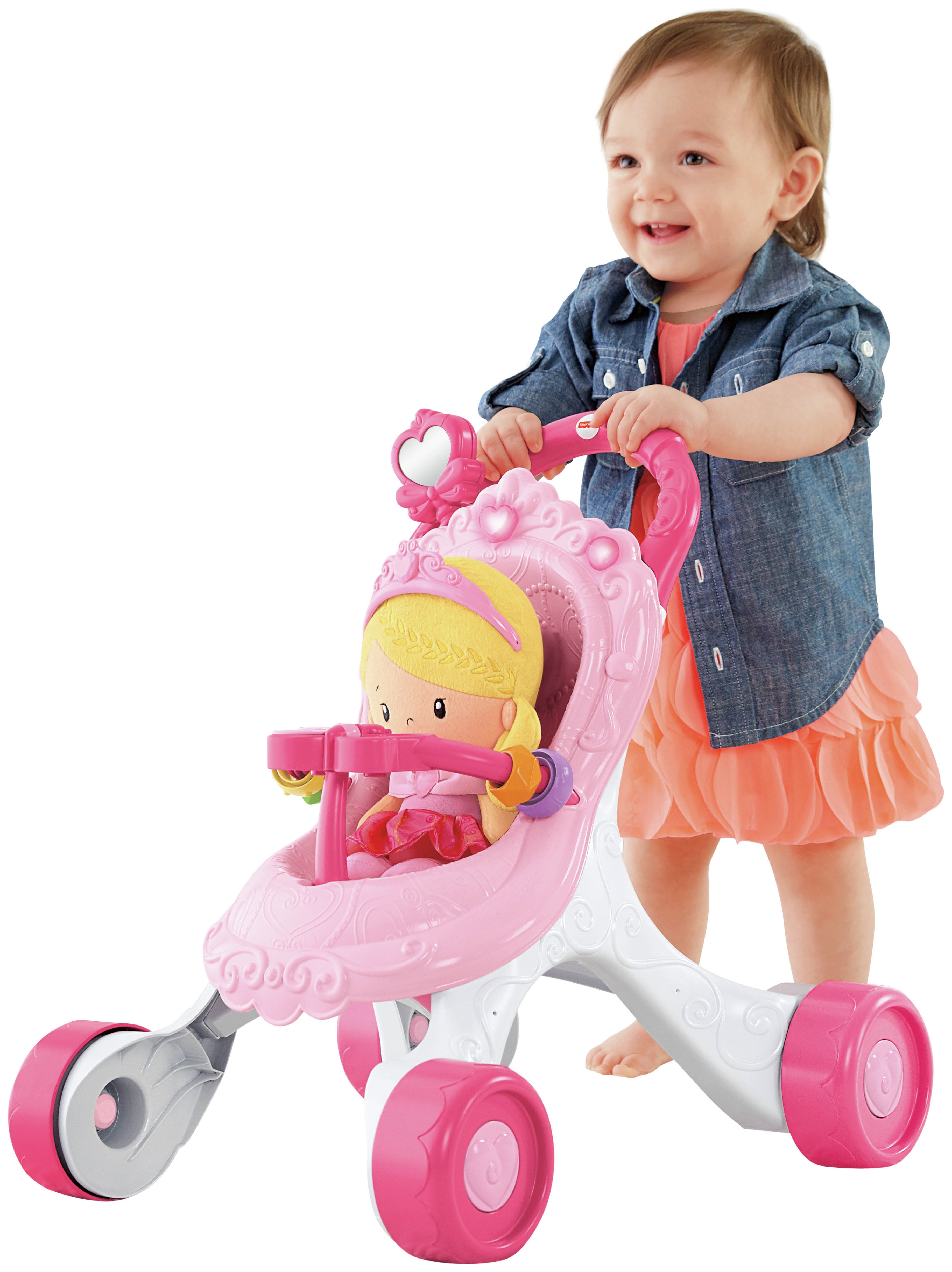 fisher price princess stroll along