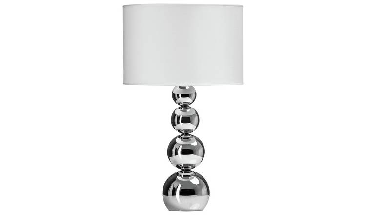 Buy Cameo Touch Table Lamp Chrome White Argos