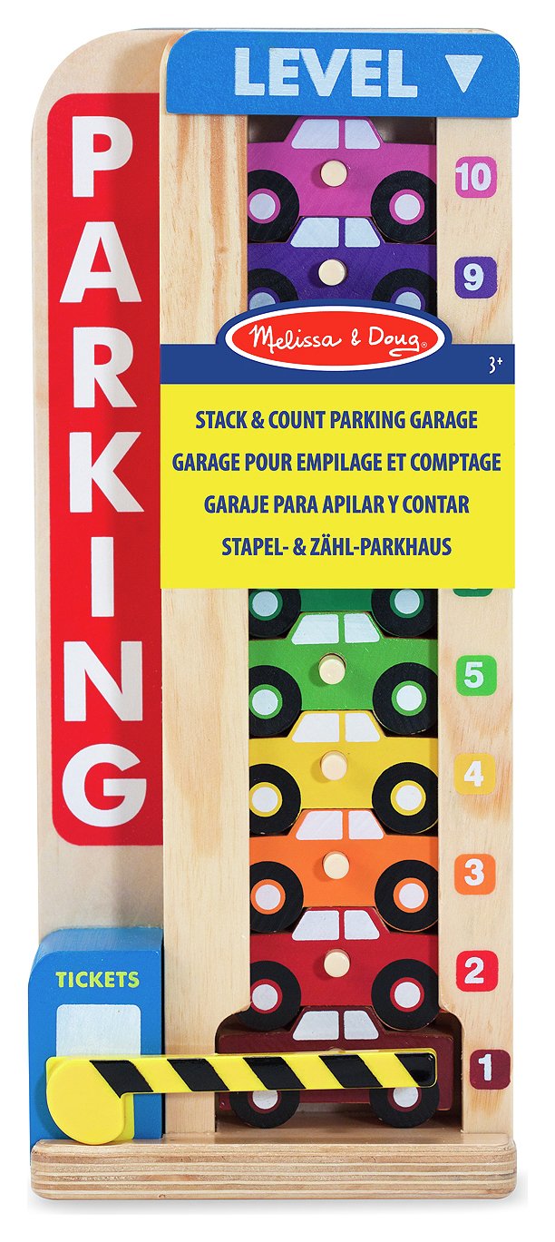 Melissa and Doug Stack and Count Parking Garage.