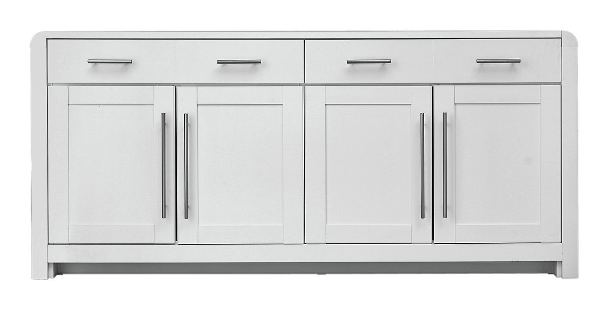 Argos Home Elford 4 Door 2 Drawer Sideboard - White