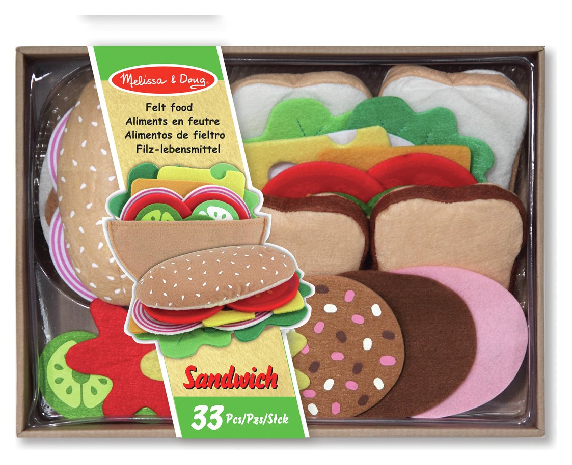 Melissa \u0026 Doug Felt Food Sandwich Set 