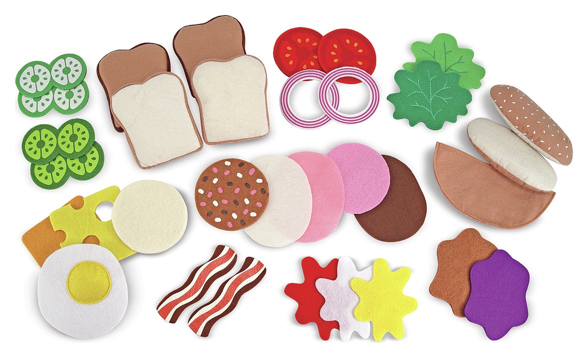 Melissa & Doug Felt Food Sandwich Set Review