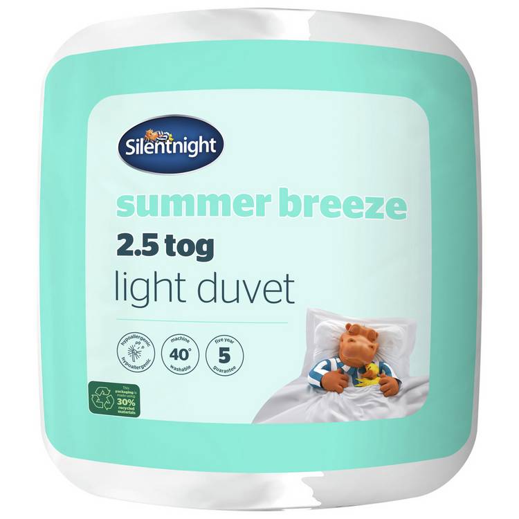 Silentnight Summer Breeze 2.5 Tog Duvet - Single 0