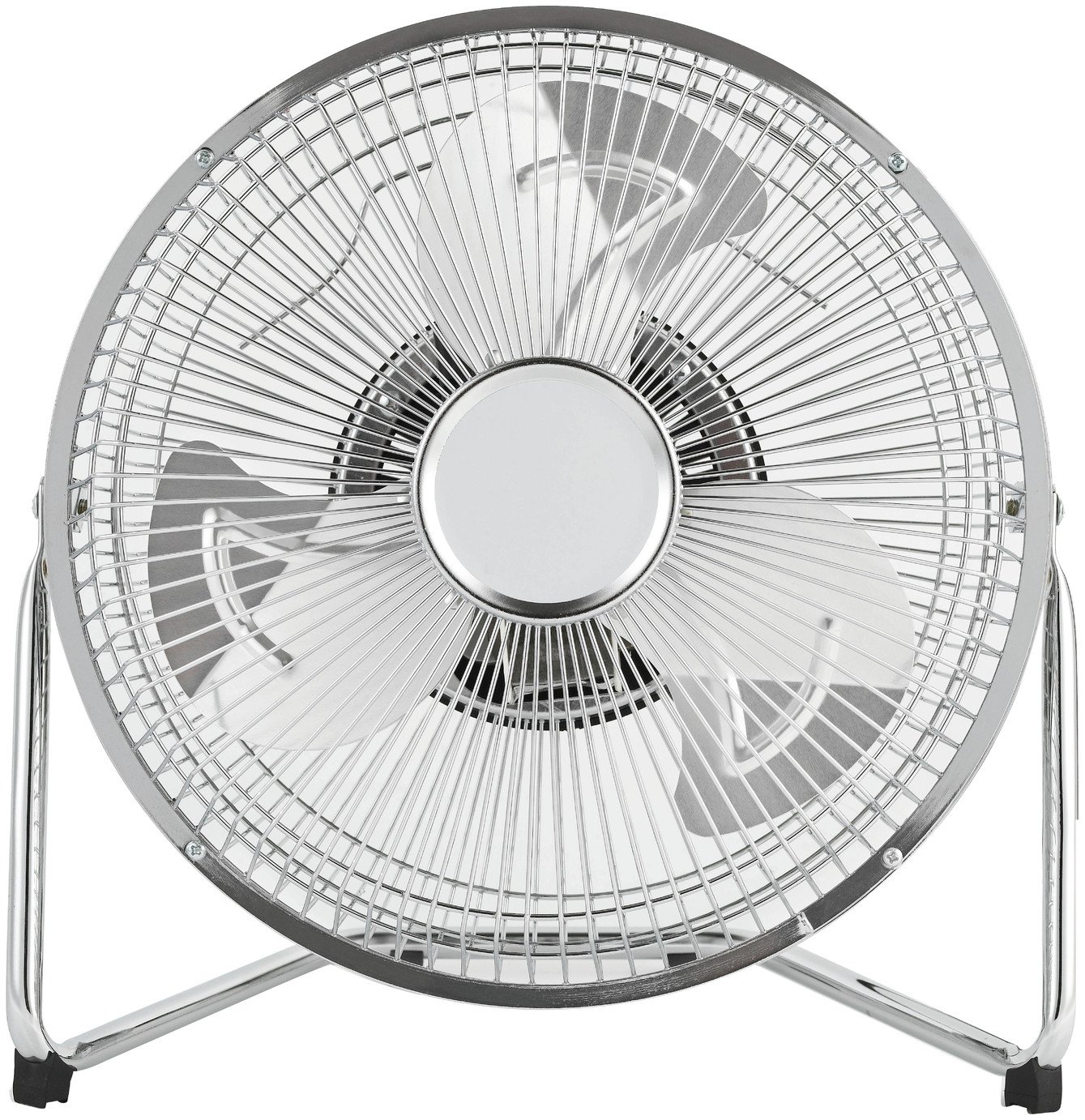 Challenge Chrome Tilting Desk Fan - 9 Inch