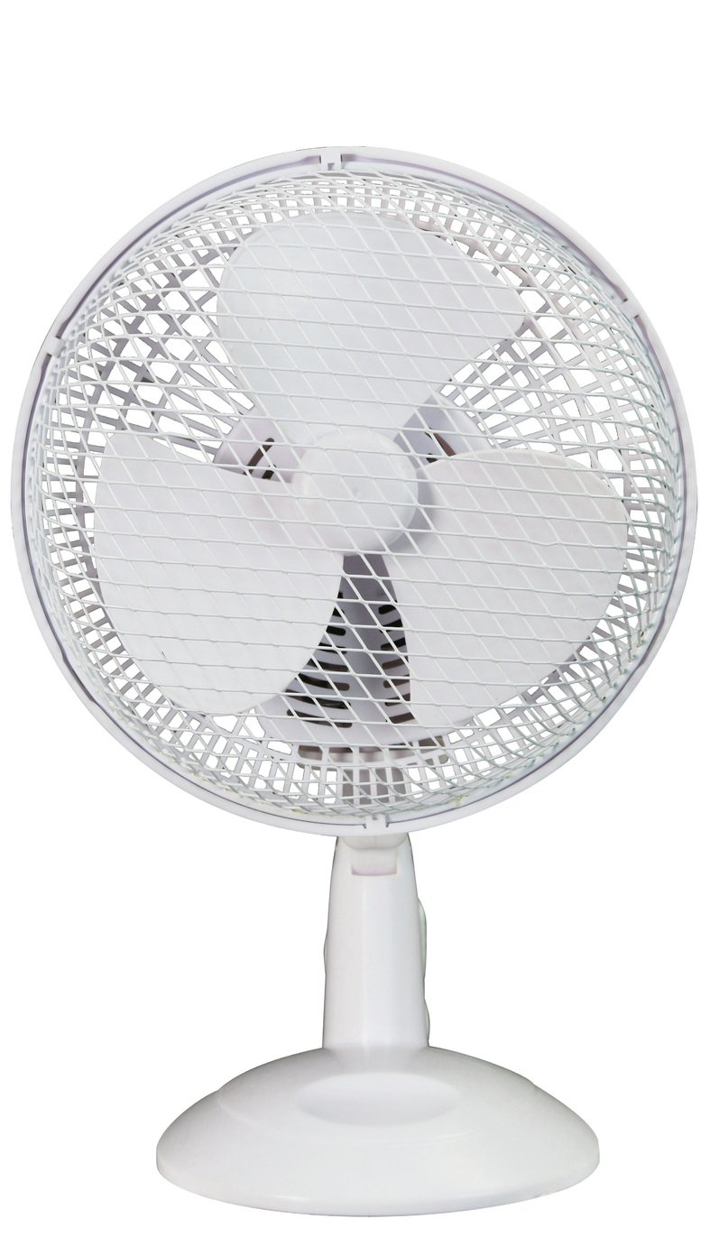 Simple Value by Argos White Desk Fan