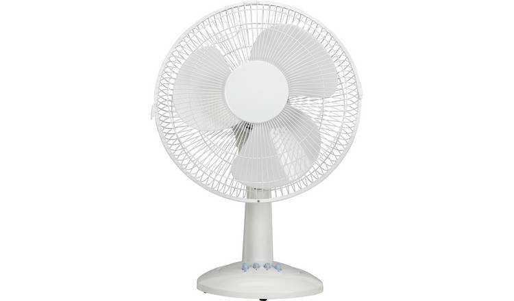 Buy Challenge White Desk Fan 12 Inch Fans Argos